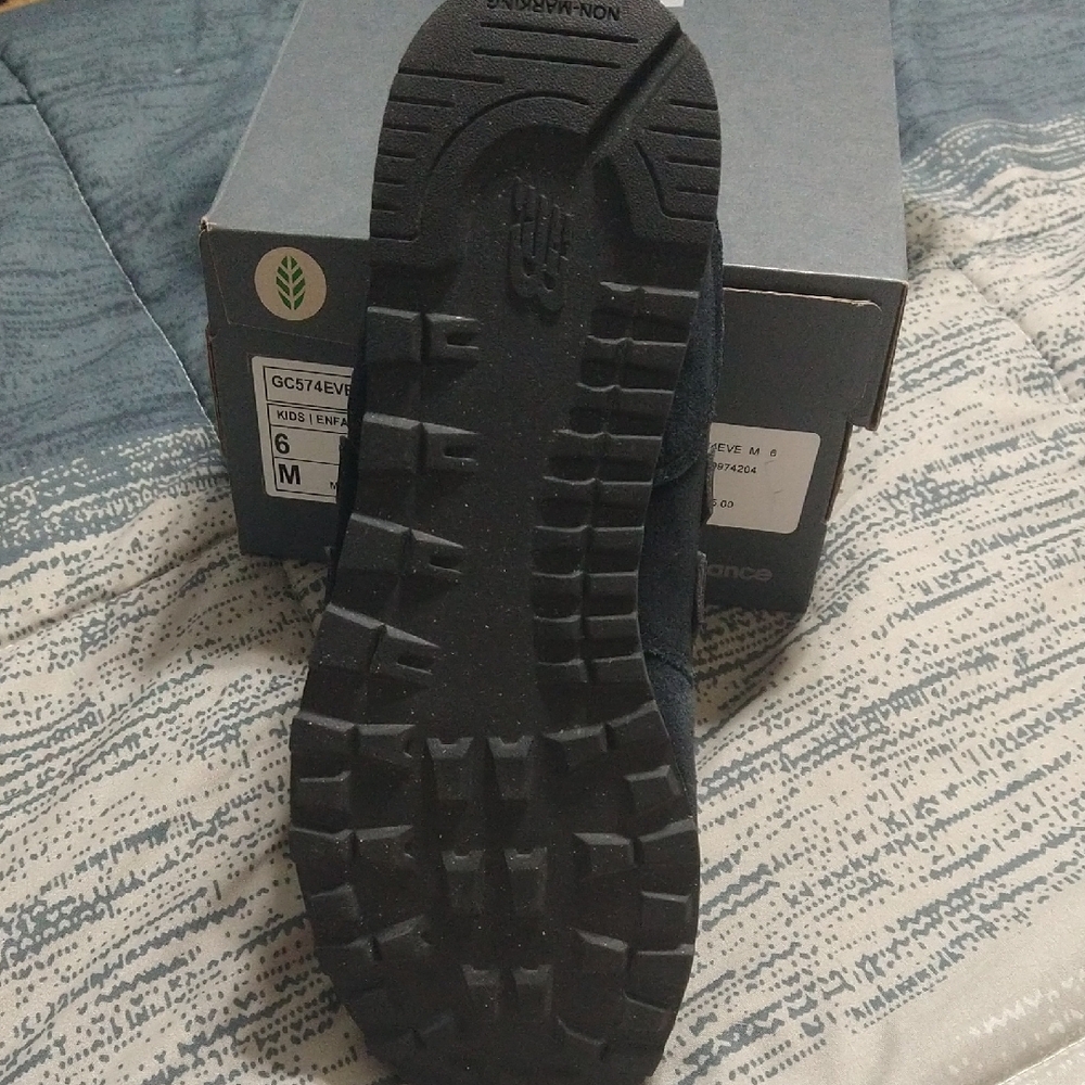New Balance Kids Dark Gray Sneakers - Picture 4 of 6